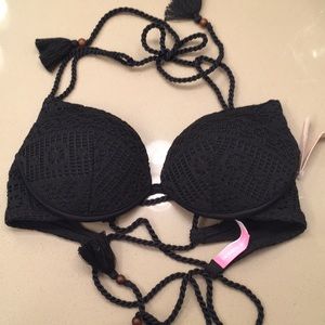Victoria’s Secret crochet push-up bikini top